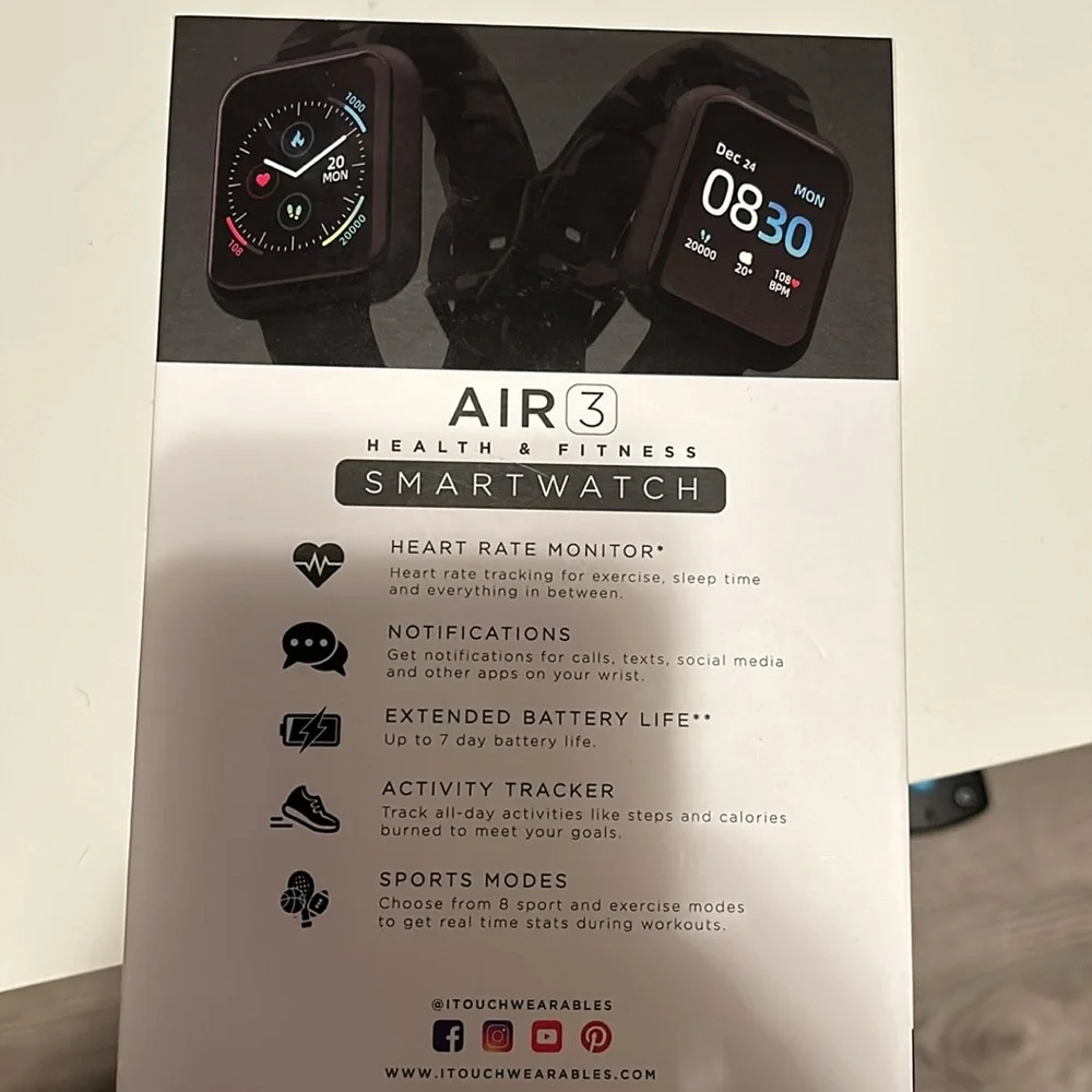 NIB iTouch Air 3 SmartWatch